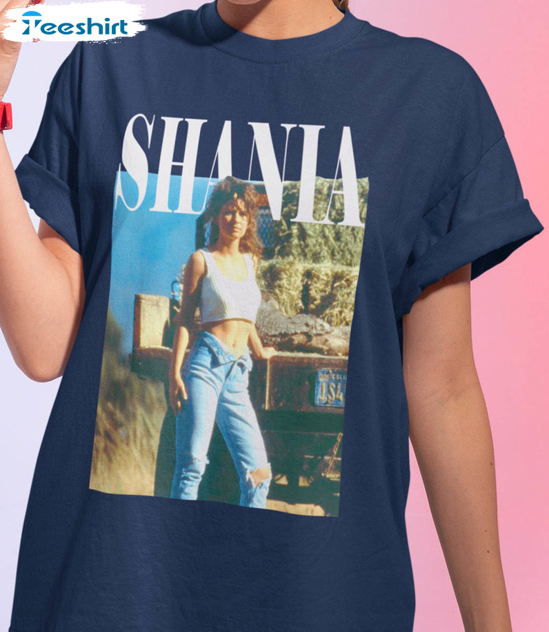 Shania Twain Vintage Shirt, Trending Unisex Hoodie Long Sleeve