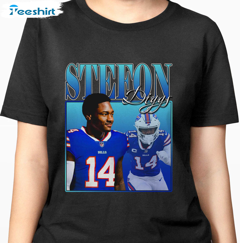 Stefon Diggs Vintage Shirt, Football Trending Unisex T-shirt Crewneck