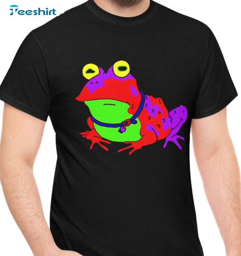 Frogs Hypnotoad Shirt, Psychedelic Frog Football Unisex T-shirt Long Sleeve