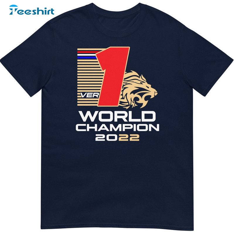 Ver 1 World Champion 2022 Shirt, Formula 1 Unisex Hoodie Crewneck