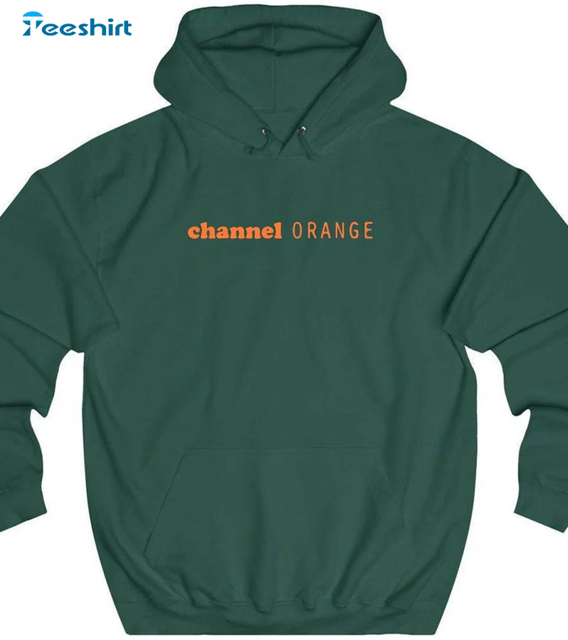 Embroidered Channel Orange easy orange Hoodie Hooded Top by AF
