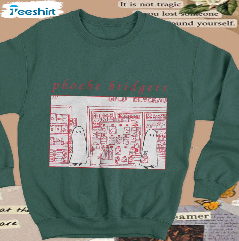 Phoebe Bridgers Ghost Shirt, Strangers In The Alps Unisex Hoodie Long Sleeve