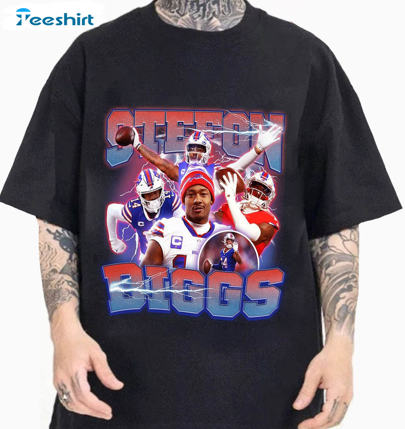 Stefon Diggs Vintage Shirt, Football Trending Unisex T-shirt Crewneck