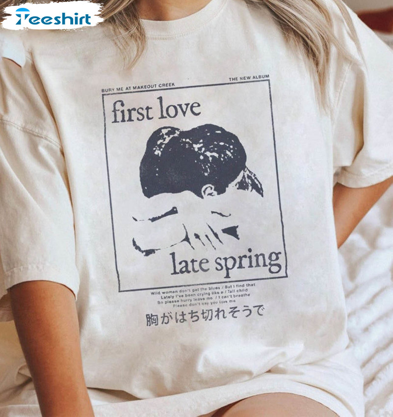 First Love Late Spring Vintage Shirt, Mitski Album Short Sleeve Crewneck