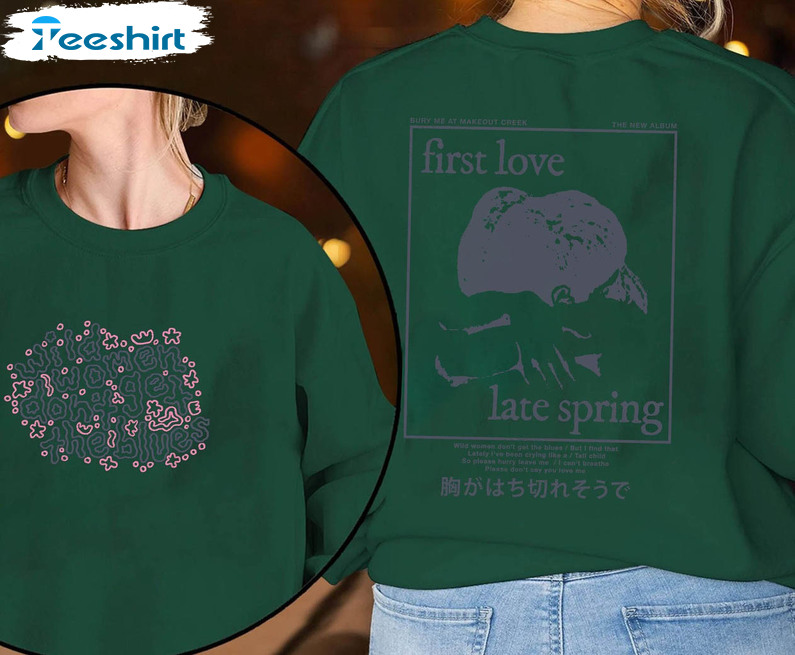 First Love Late Spring Shirt, Vintage Mitski Short Sleeve Sweater