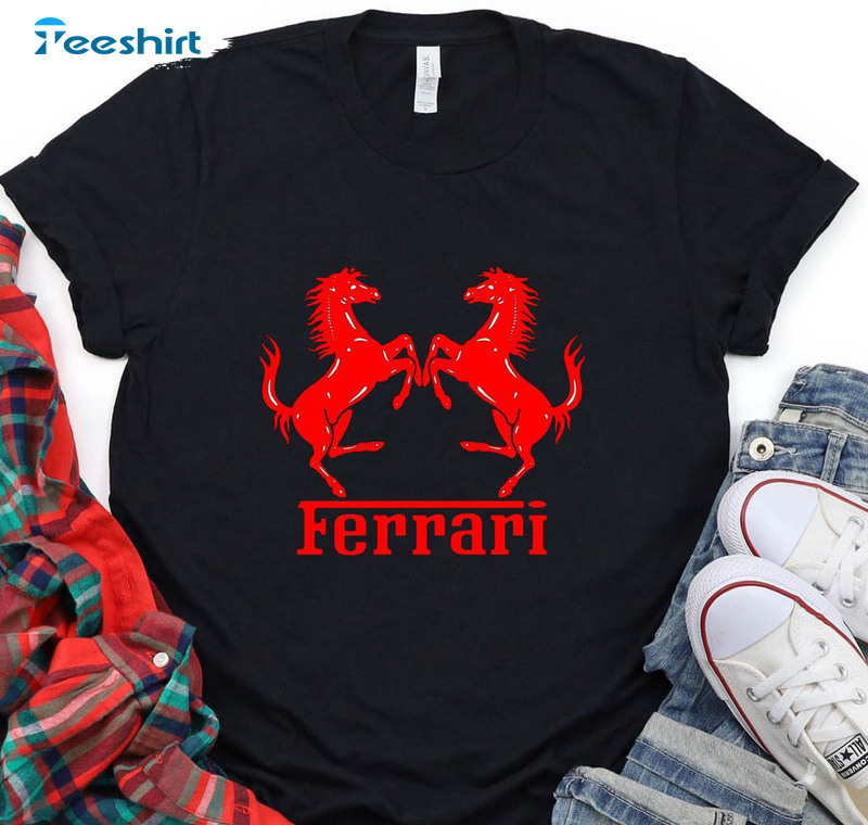 Ferrari Trending Shirt, Leclerc Formula 1 Long Sleeve Unisex T-shirt