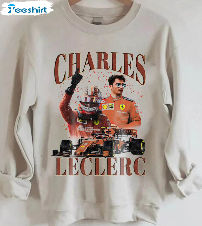 Vintage Charles Leclerc Sweatshirt, Trending Unisex Hoodie Crewneck