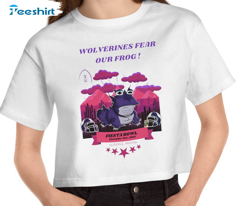 Wolverines Fear Our Frog Shirt, Hypnotoad Fiesta Bowl Crewneck Unisex T-shirt