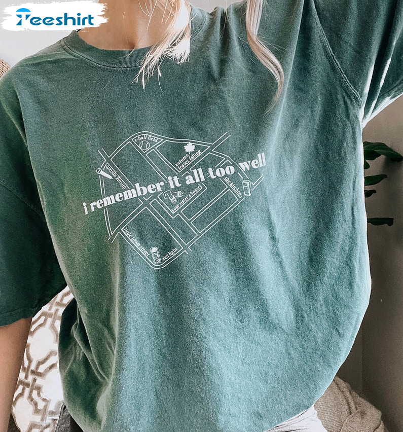 I Remember It All To Well Shirt, Swifties Short Sleeve Unisex T-shirt