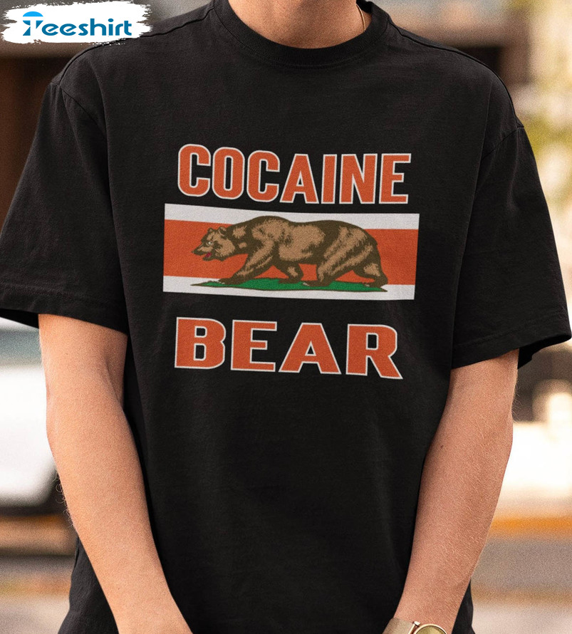 Cocaine Bear Shirt, Cocaine Bear 2023 Movie Official Sweatshirt Crewneck