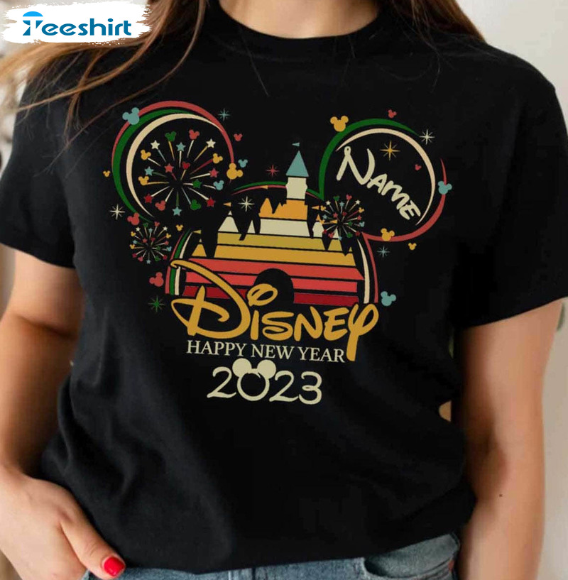 Disney Happy New Year Shirt, Disneyland Unisex Hoodie Tee Tops