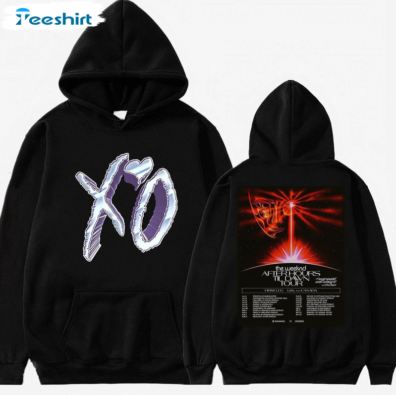 The Weeknd After Hours Til Dawn Concert Shirt, Trendy Long Sleeve Unisex Hoodie