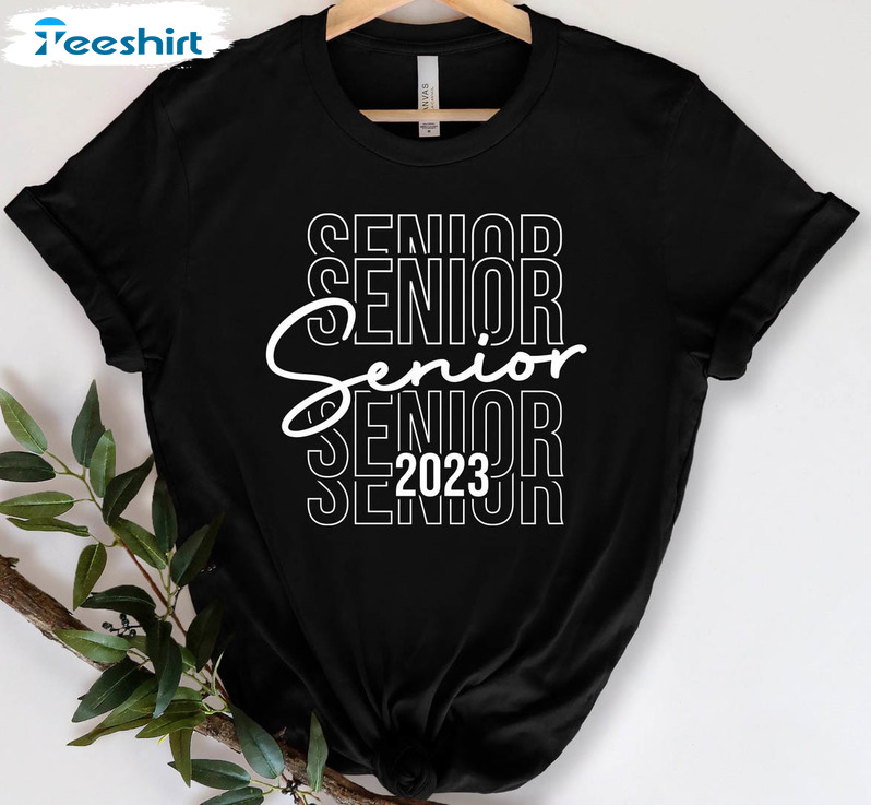 Senior 2023 Vintage Shirt, Trending Unisex Hoodie Crewneck