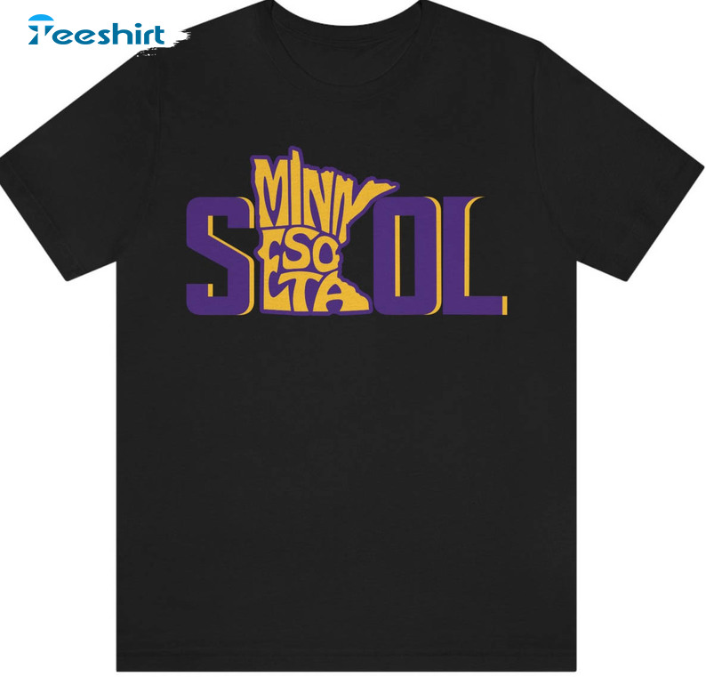 Minnesota Vikings Skol Shirt, Football Vintage Short Sleeve Tee Tops