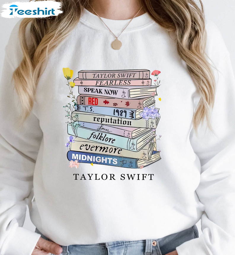 Midnight Albums As Books Shirt, Trending Unisex T-shirt Long Sleeve