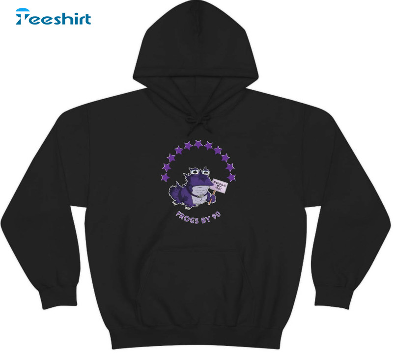 Horned Hypnofrog Frogs By 90 Shirt, Sonny Dykes Short Sleeve Sweatshirt