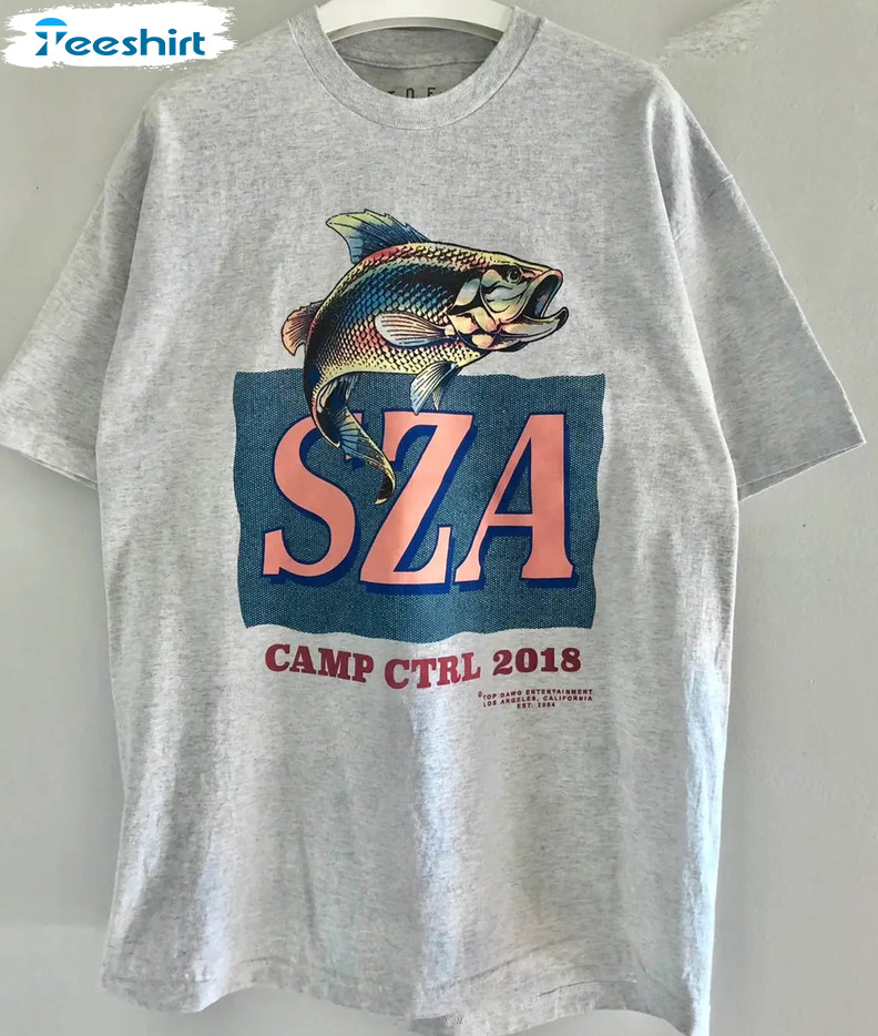 Sza Camp Ctrl 2018 Shirt, Vintage Hoodie Short Sleeve