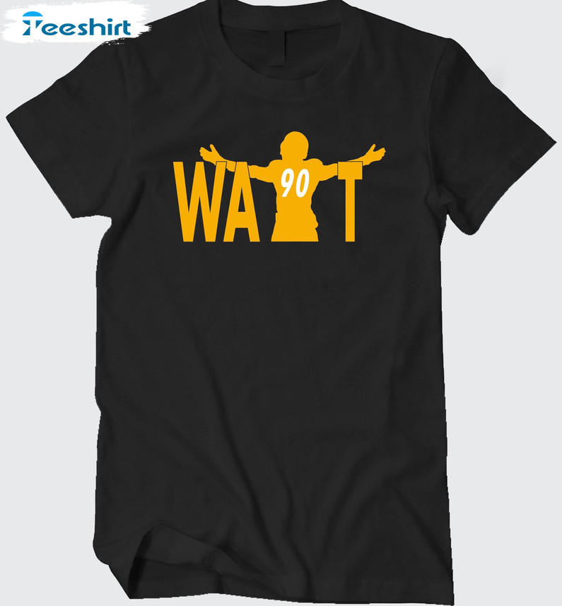 Say Watt T.J. Watt Shirt, Pittsburgh Football Unisex Hoodie Long Sleeve