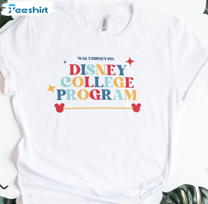 Disney College Program 2023 Shirt, Vintage Short Sleeve Crewneck