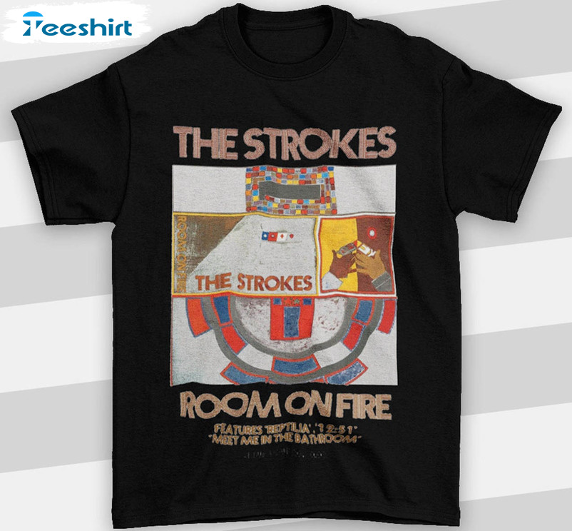 The Strokes Room On Fire Shirt, Trending Crewneck Unisex Hoodie