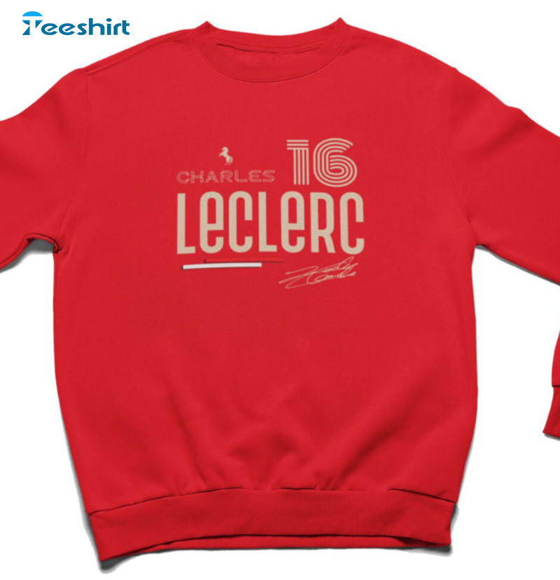 Charles Leclerc Trending Shirt, Ferrari Sweatshirt Crewneck
