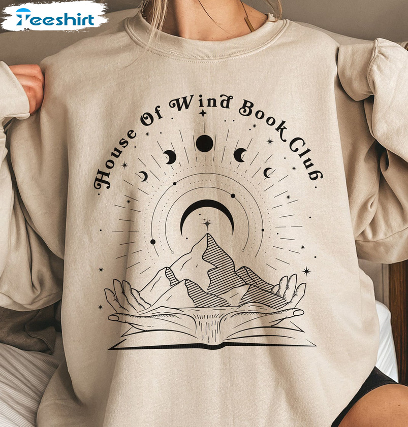 House Of Wind Book Club Trendy Shirt, Crescent City Sweater Unisex Hoodie