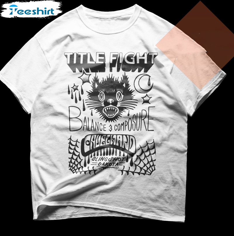 Limited Title Fight Shirt, Title Fight Floral Sweatshirt Short Sleeve