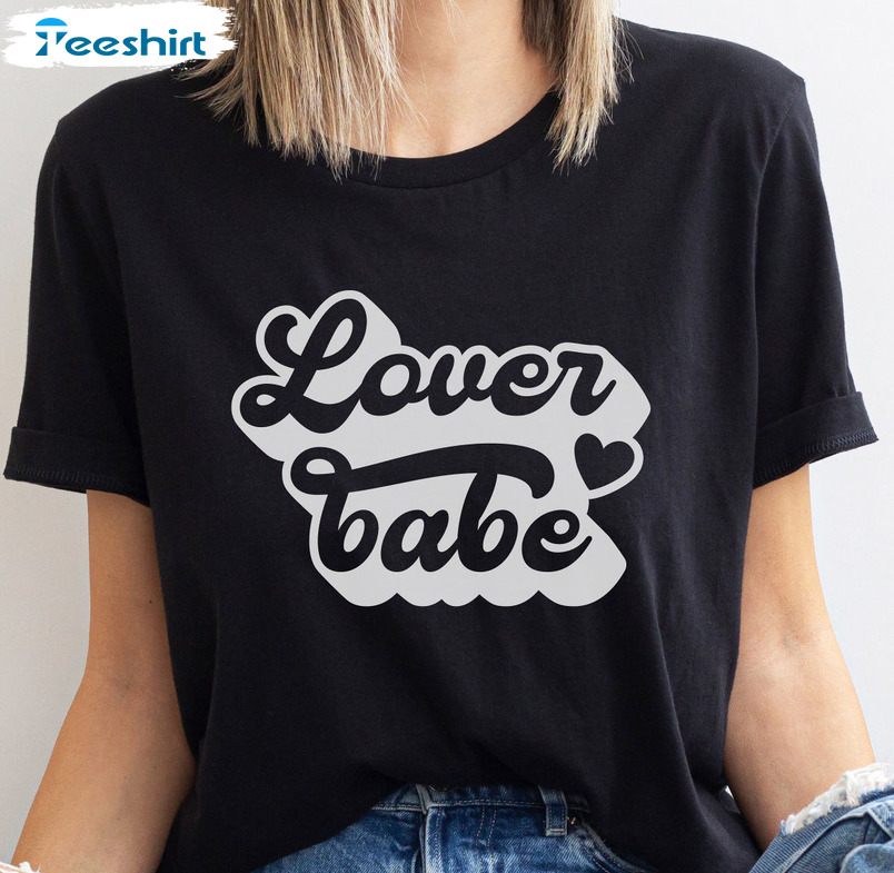 Lover Babe Valentine Shirt, Valentines Day Long Sleeve Sweater