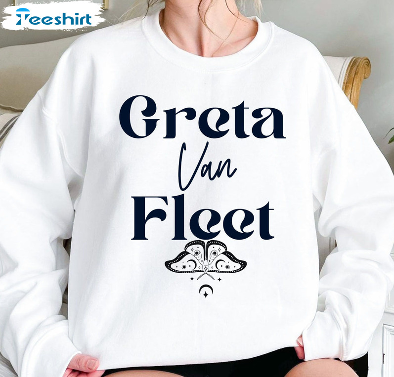 Greta Van Fleet Vintage Shirt, Trendy Sweatshirt Short Sleeve