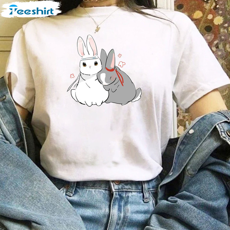 The Untamed Mo Dao Zu Shi Shirt, Cute Bunny Long Sleeve Unisex T-shirt