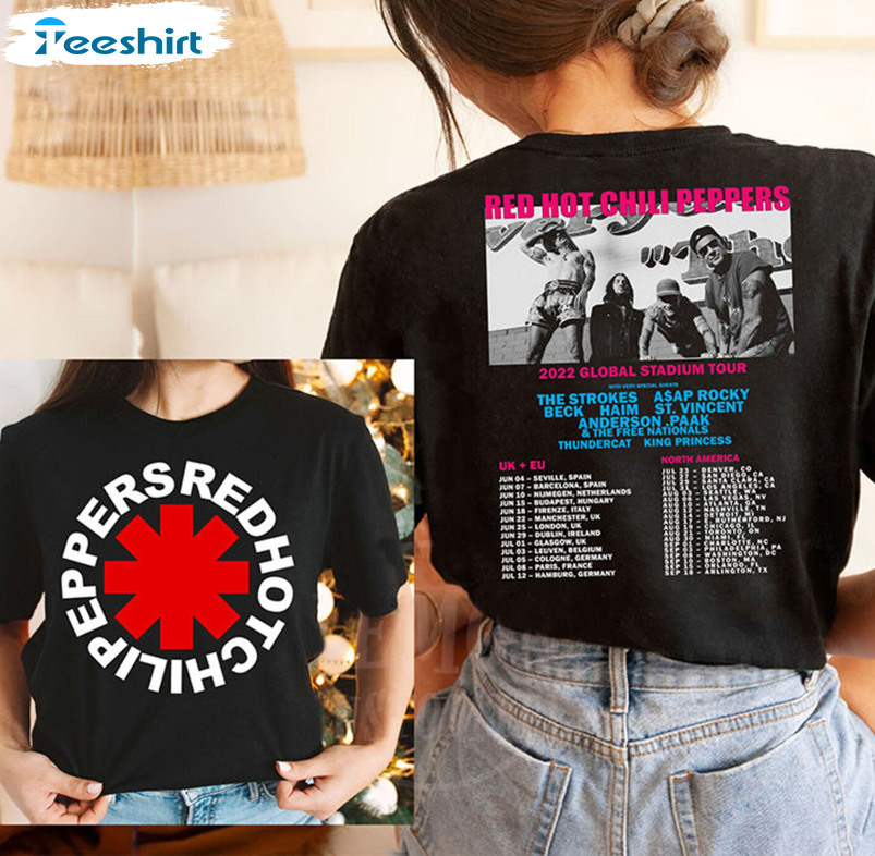 Red Hot Chili Peppers Sweatshirt, Californication Rock Band Unisex T-shirt Tee Tops