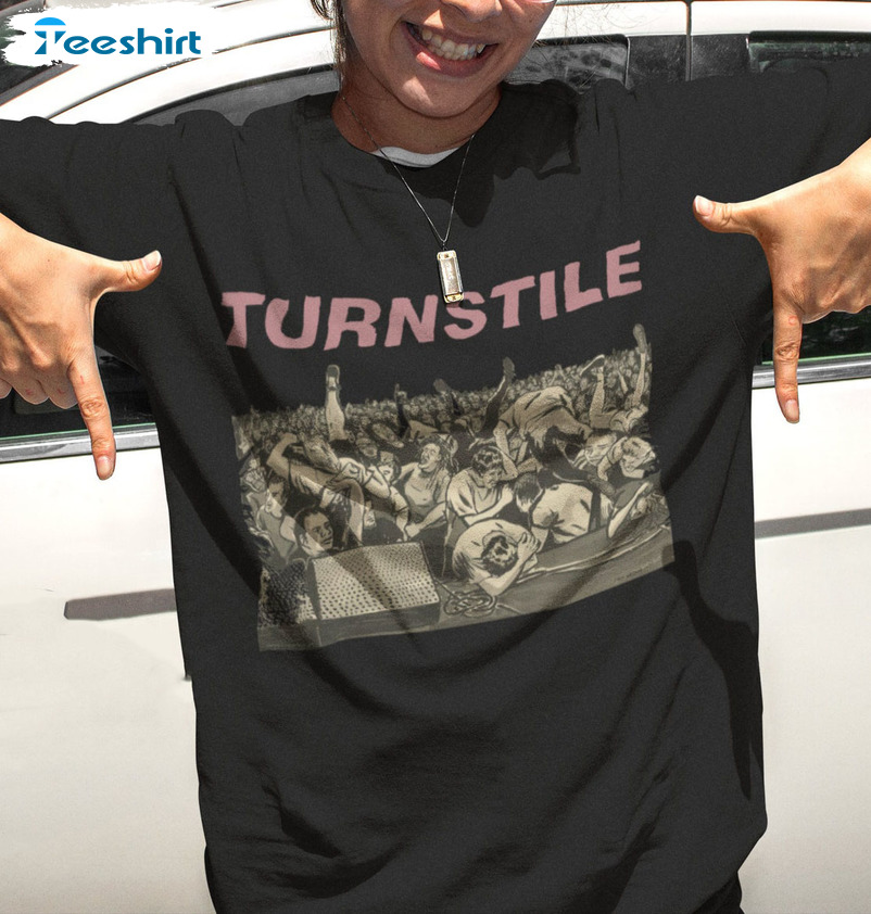 Turnstile Tour Shirt, Vintage Unisex Hoodie Long Sleeve