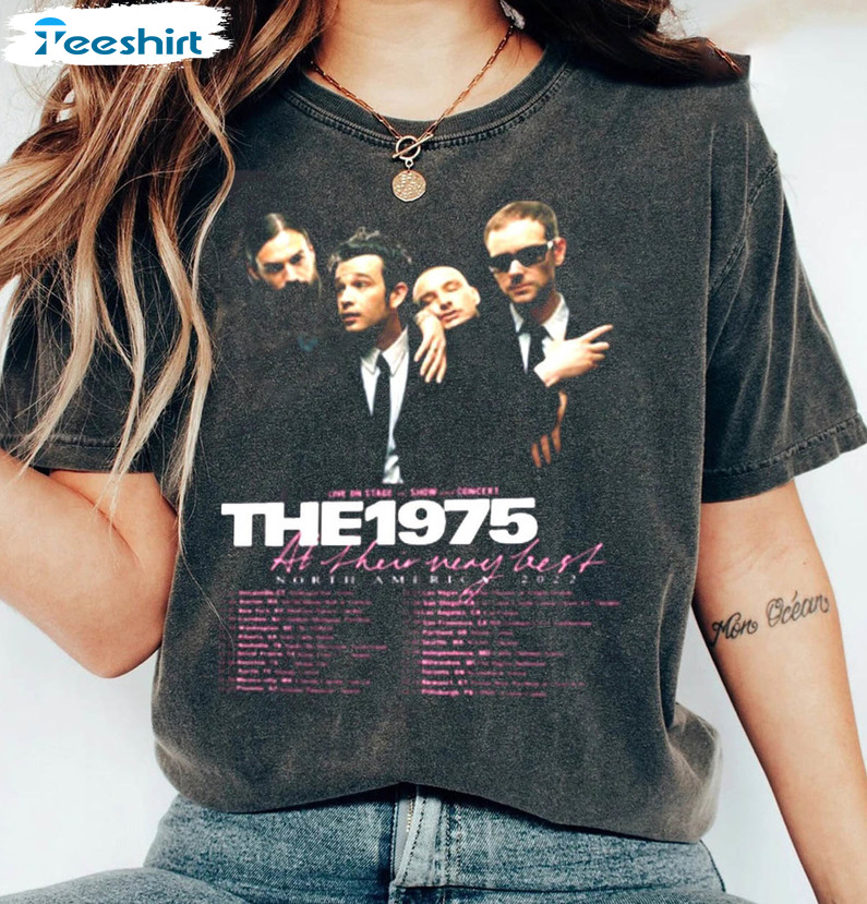 The 1975 North America Tour Shirt, Trending Long Sleeve Sweater