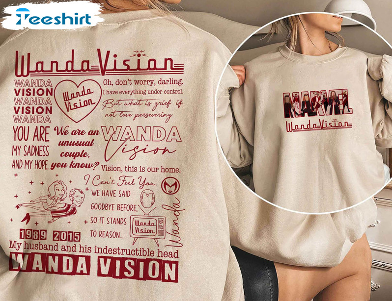 Vintage Wanda Vision Shirt, To Grown Old Unisex Hoodie Tee Tops