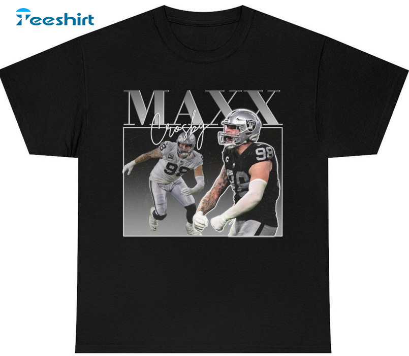 Maxx Crosby Shirt, Vintage Micah Parsons Sweater Short Sleeve