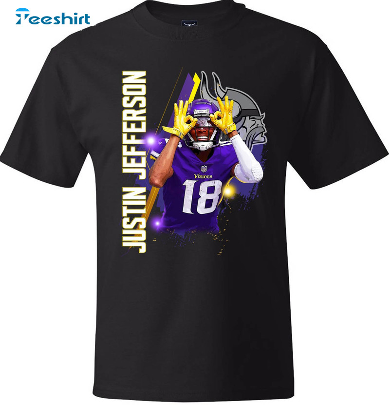 Justin Jefferson Griddy Shirt, Minnesota Vikings Unisex T-shirt