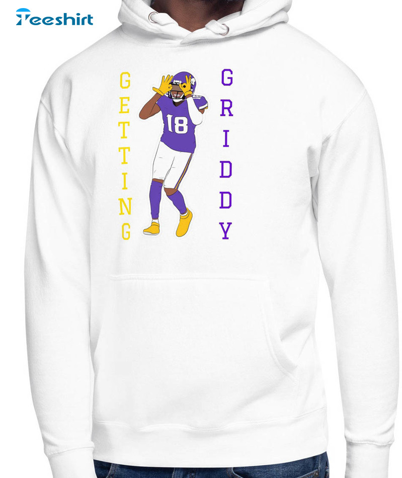 Getting Griddy Shirt, Vickings Player Unisex T-shirt Crewneck