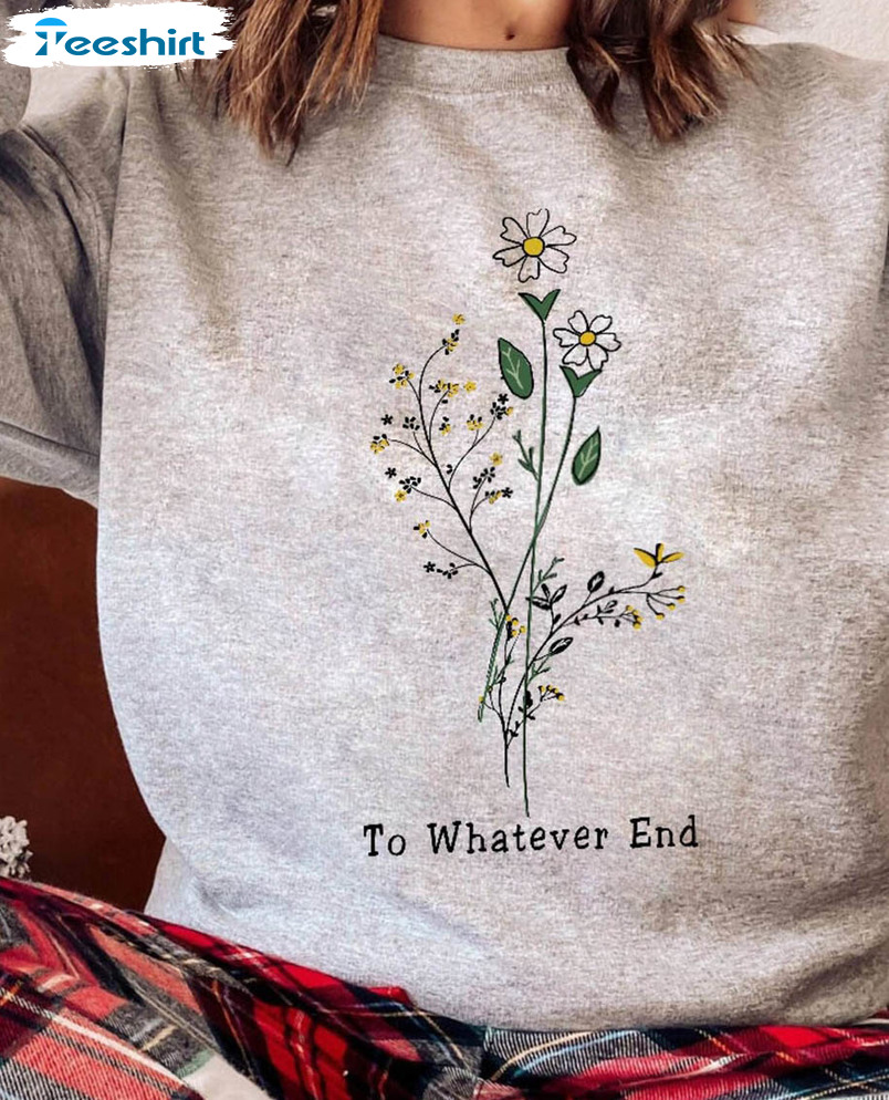 To Whatever End Throne Of Glass Flower Trendy Unisex T-shirt , Short Sleeve