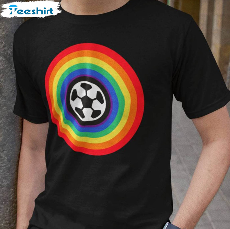 Rainbow Football Shirt, Rip Grant Wahl Sweater Unisex Hoodie