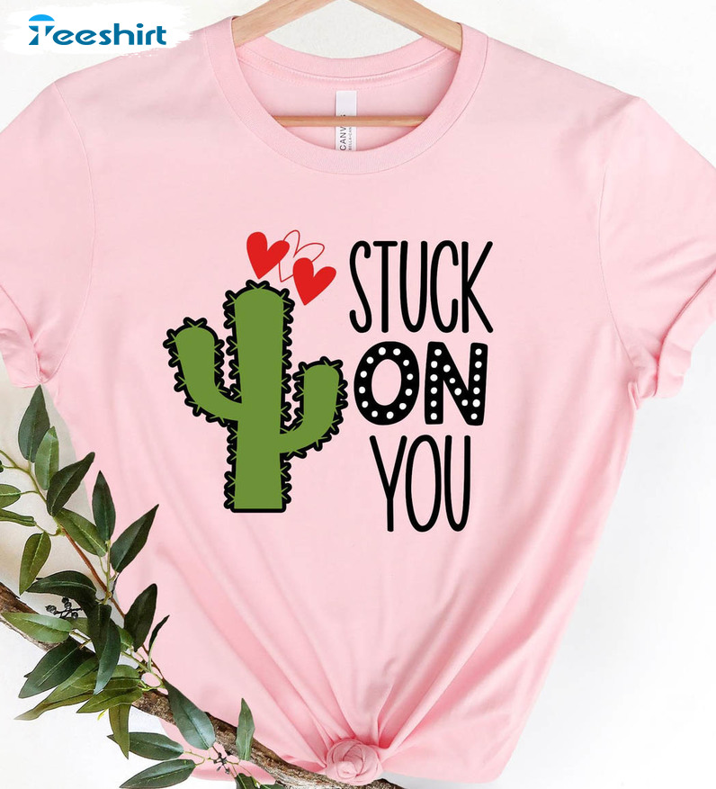 Stuck On You Sweatshirt, Couple Unisex Hoodie Crewneck