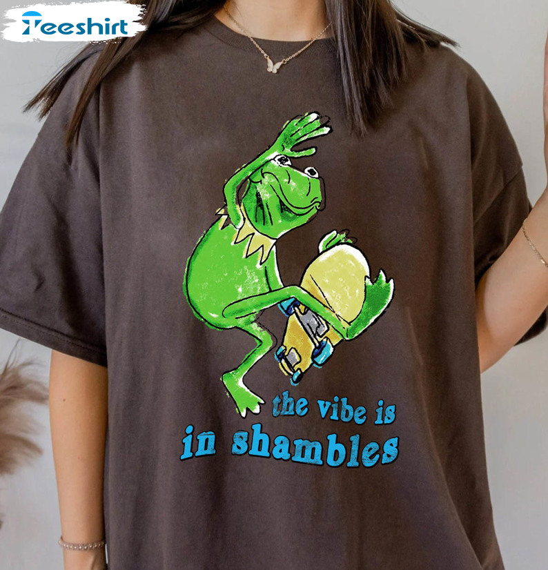 The Vibe In Shambles Trending Shirt, Vintage Short Sleeve Unisex T-shirt