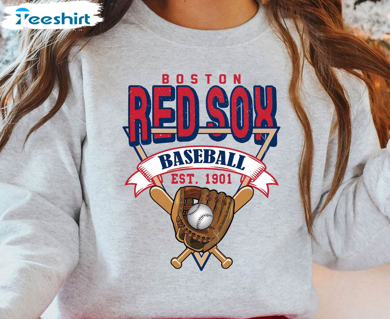 Boston Red Sox Shirt, Vintage Boston Baseball Unisex Hoodie Tee Tops