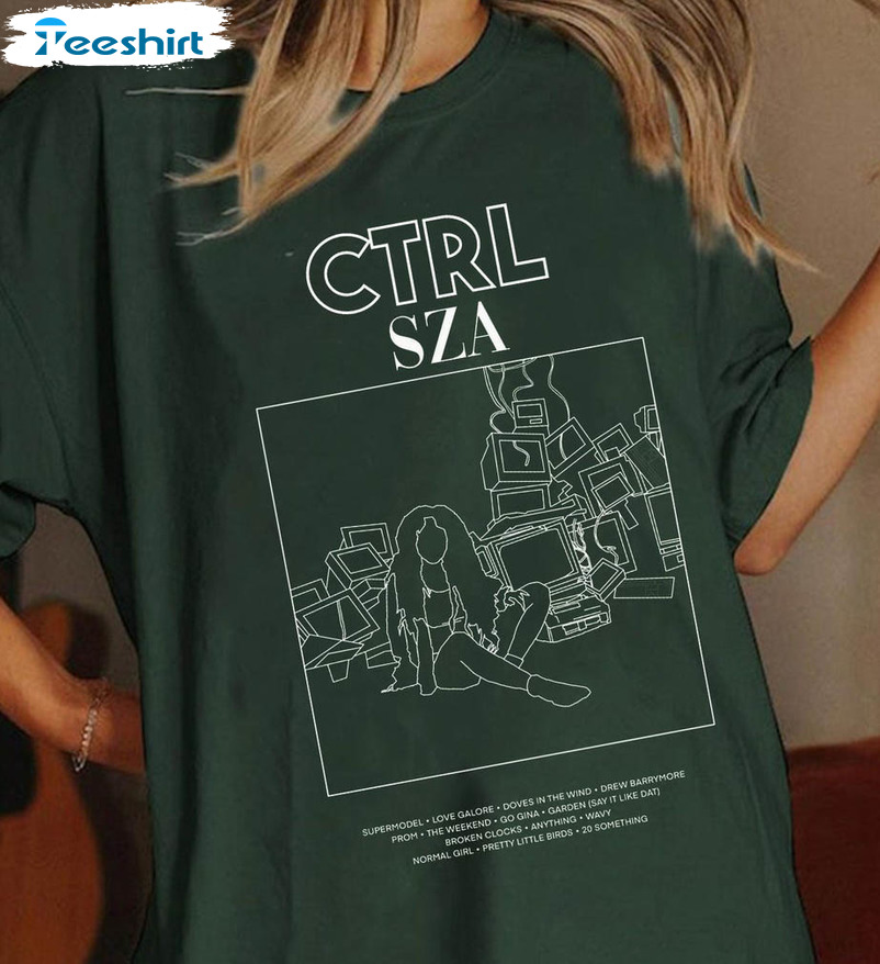 Sza Camp Ctrl Shirt, Hip Hop Music Unisex T-shirt Long Sleeve