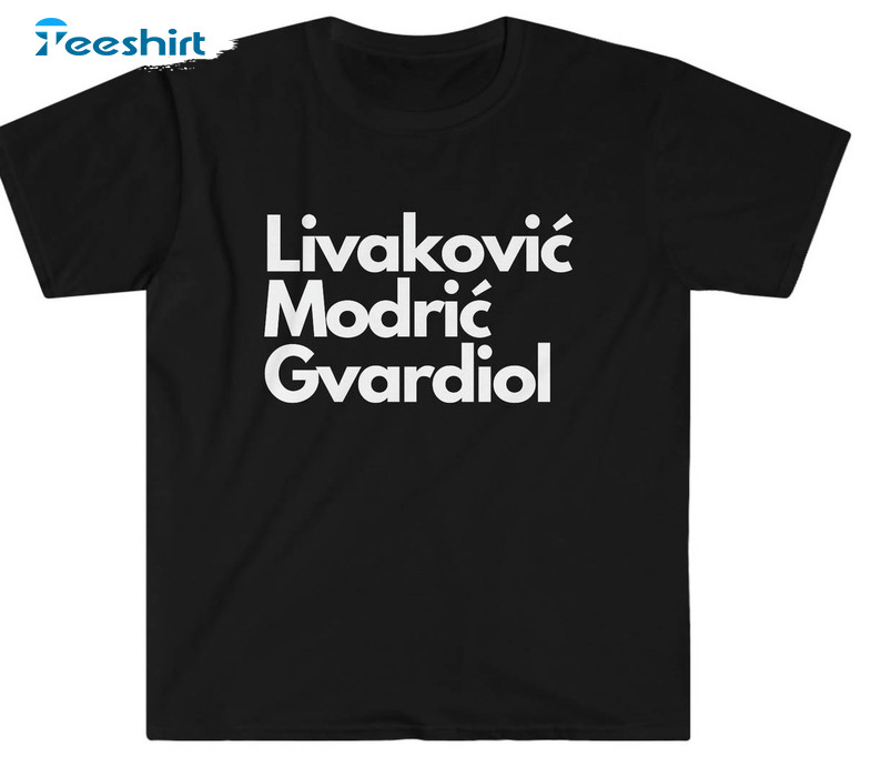 Livakovic Gvardiol Modric Shirt, World Cup 2022 Unisex Hoodie Crewneck