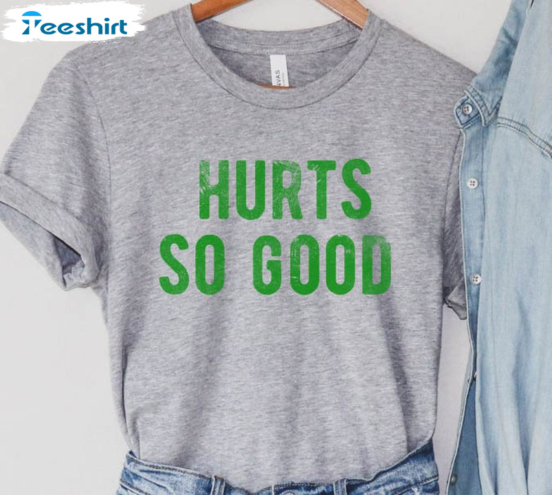 Hurts So Good Football Shirt, Distressed Philly Sports Unisex T-shirt Tee Tops