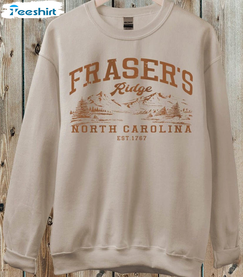 Frasers Ridge North Carolina Shirt, Trending Unisex Hoodie Long Sleeve