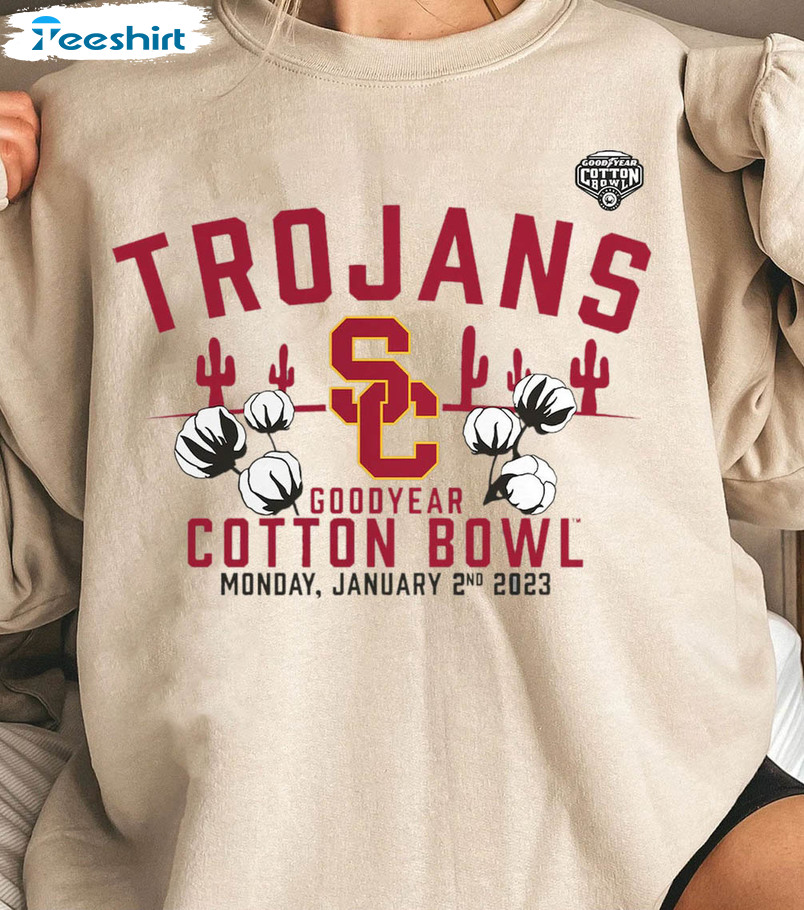 Usc 2023 Cotton Bowl Gameday Stadium Shirt, Trending Unisex T-shirt Crewneck