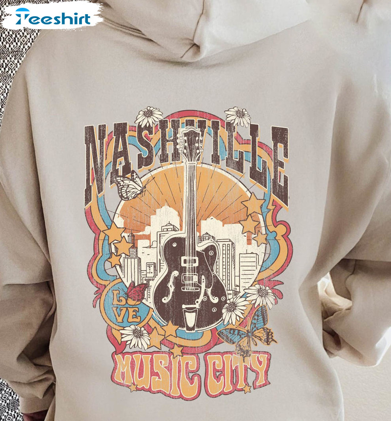 Nashville Music City Shirt, Tennessee Howdy Long Sleeve Unisex T-shirt