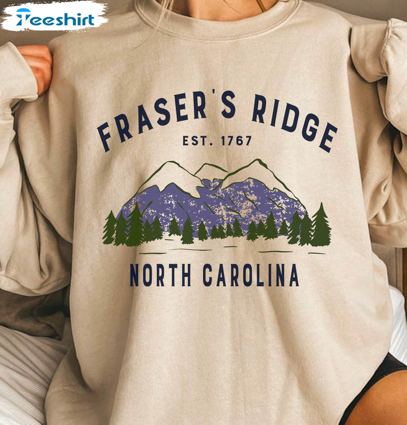 Frasers Ridge North Carolina EST 1767 Shirt, Trendy Long Sleeve Unisex T-shirt