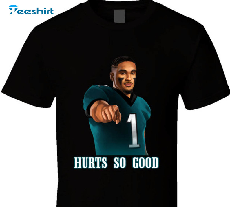 Jalen Hurt So Good Shirt, Philadelphia Football Sports Crewneck Short Sleeve